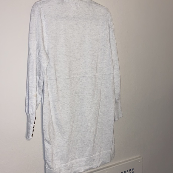 🍁2/$20🍁 Eleven Eleven White or off white Long cardigan size Large - Picture 4 of 6